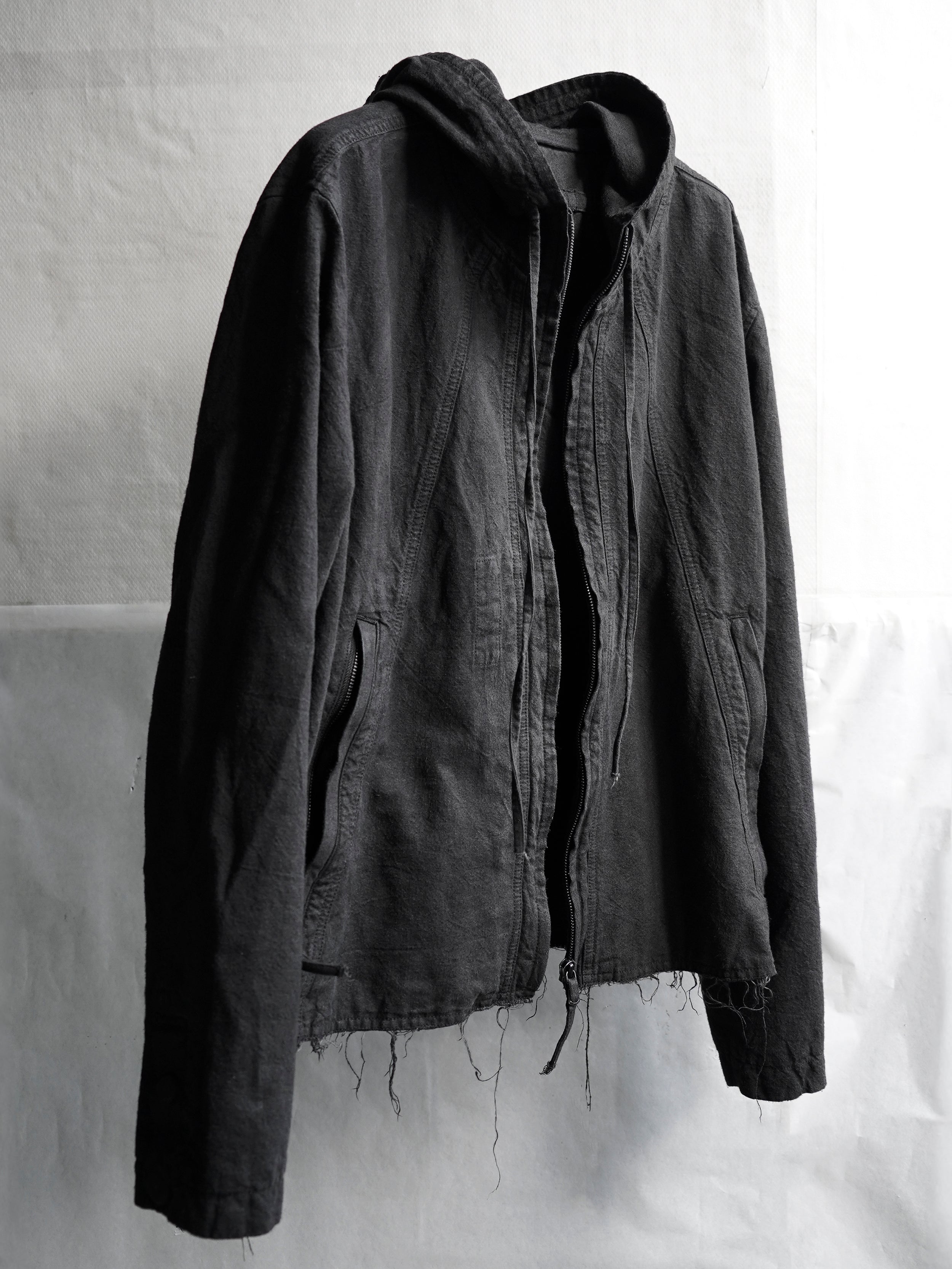 hooded jacket / ink – blackmerle