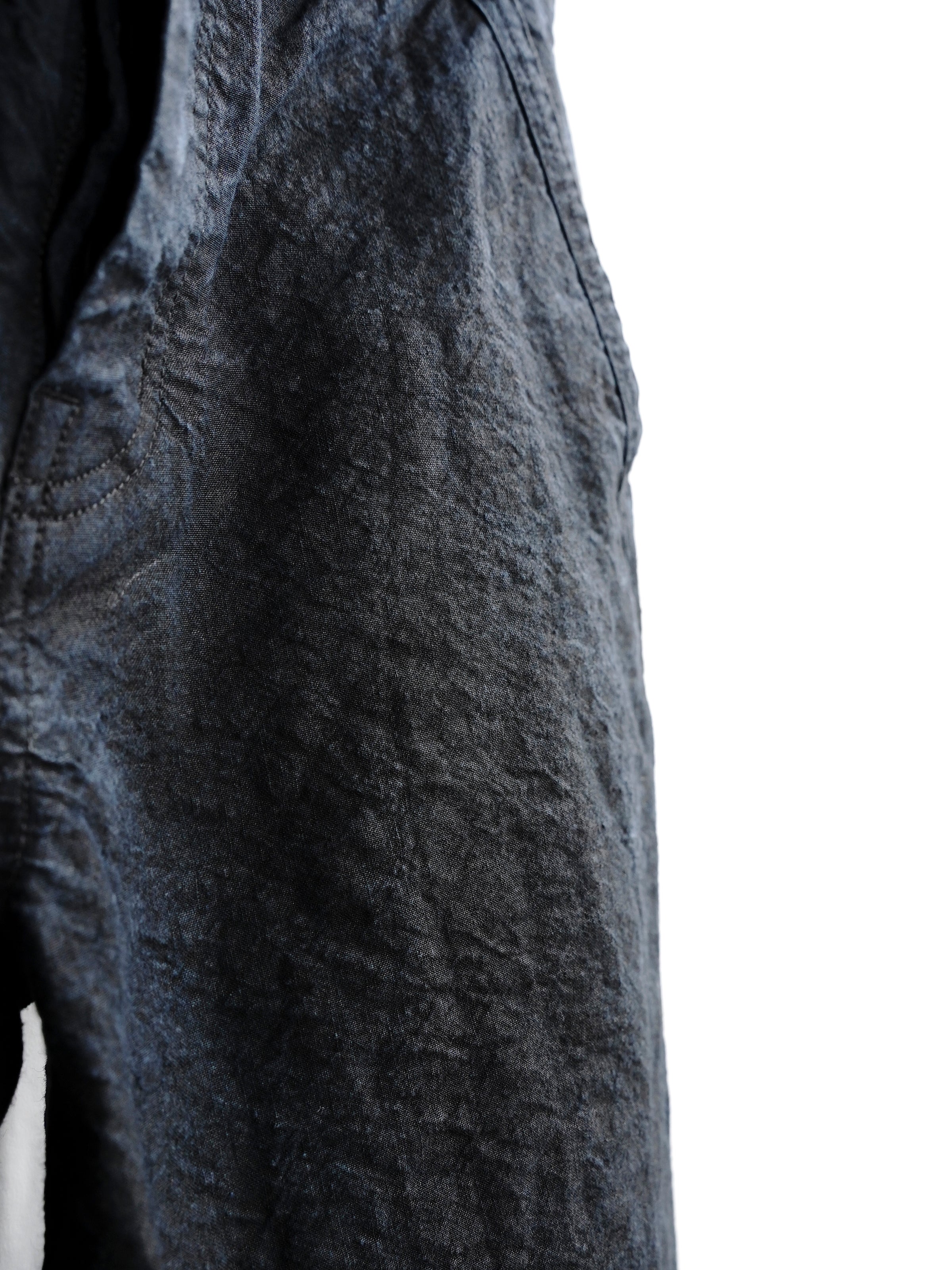 base trousers (binchō-tan) / indigo ink