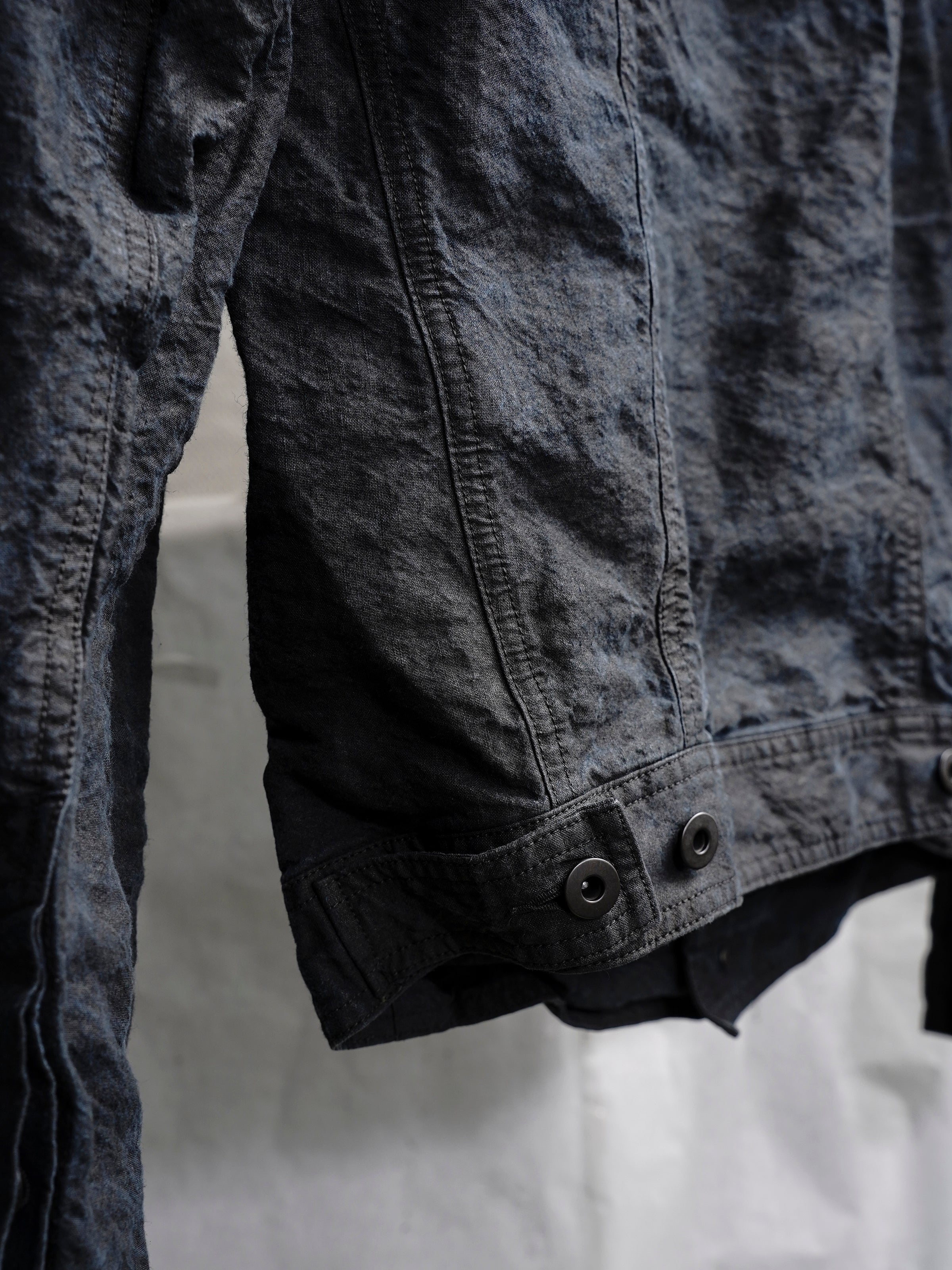 trucker jacket (binchō-tan) / indigo ink