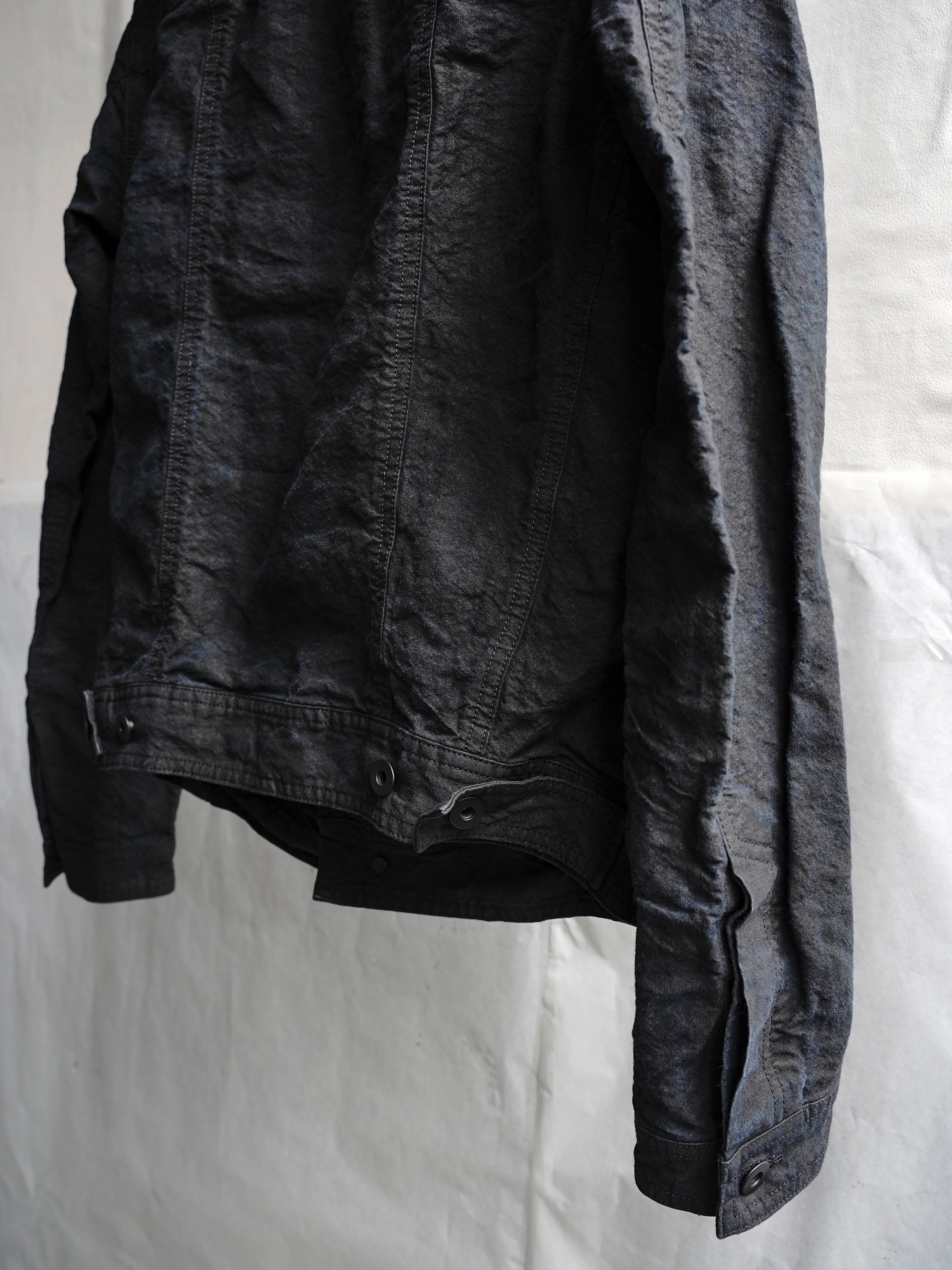 trucker jacket (binchō-tan) / indigo ink