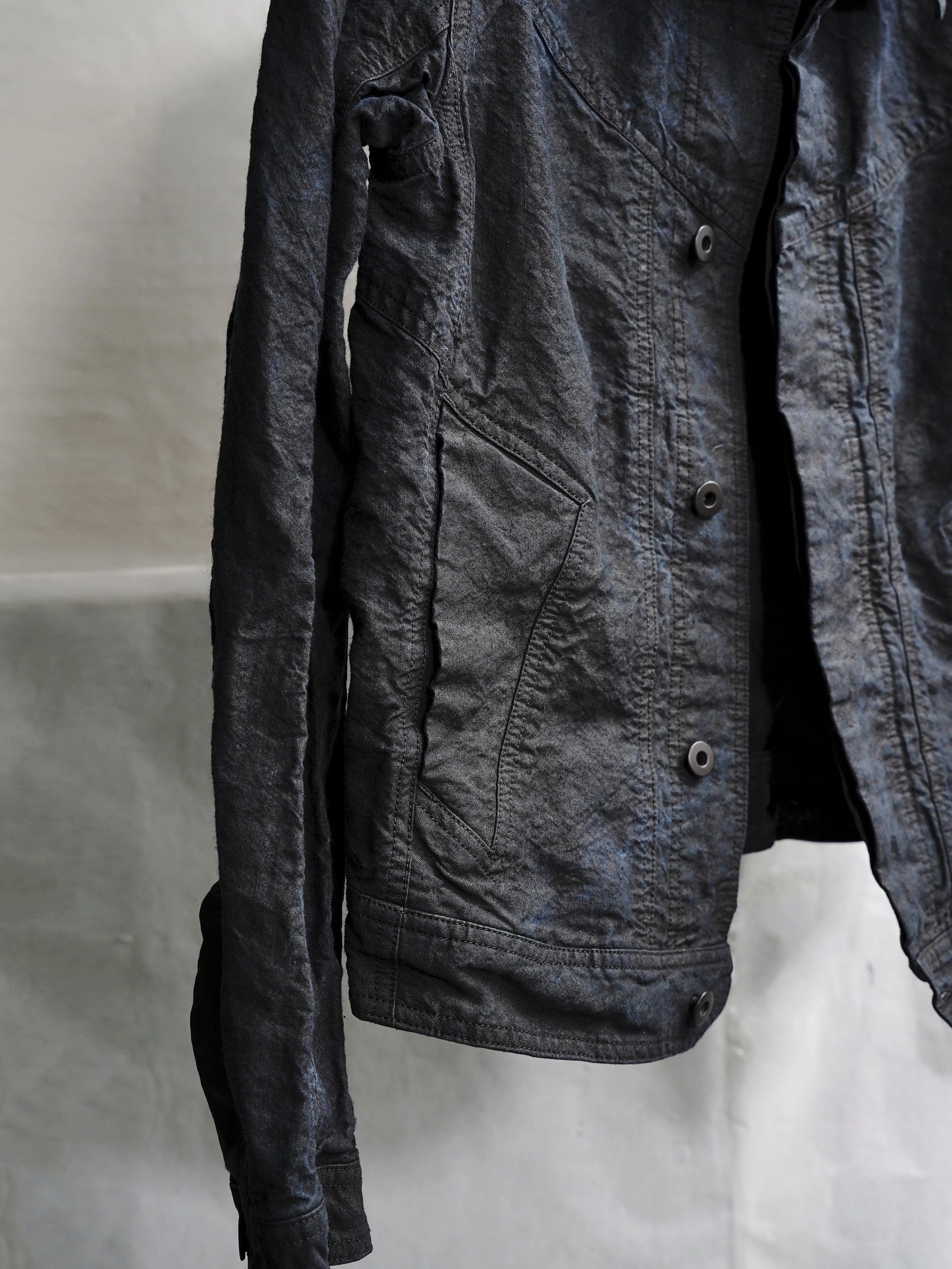 trucker jacket (binchō-tan) / indigo ink