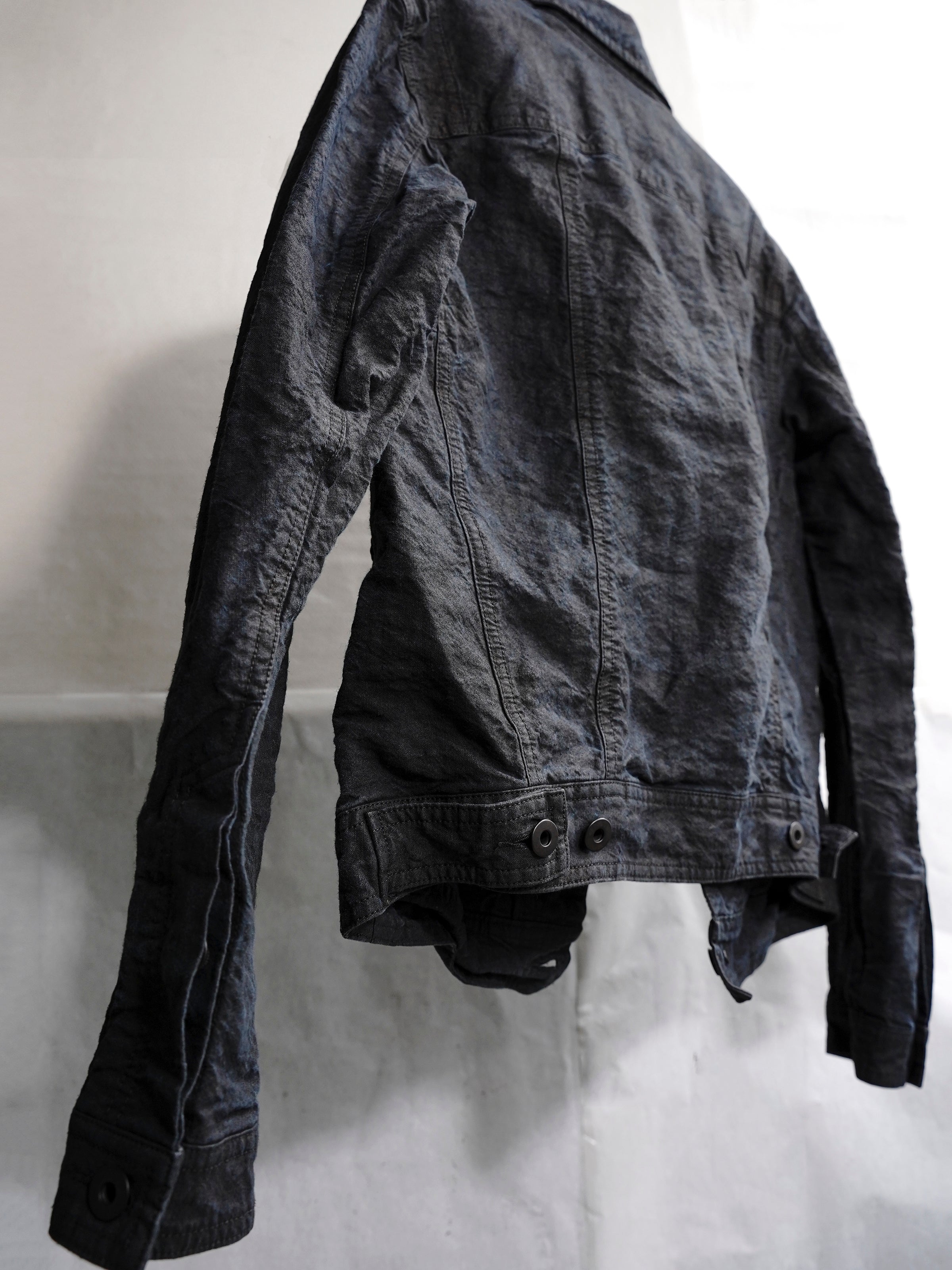 trucker jacket (binchō-tan) / indigo ink