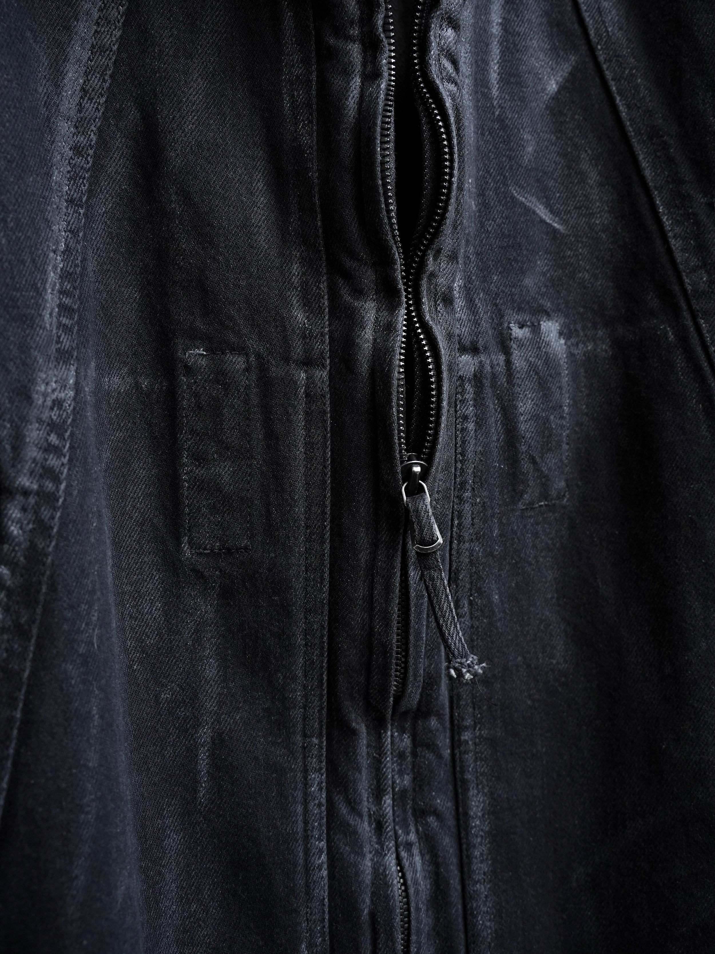 zip up jacket / denim