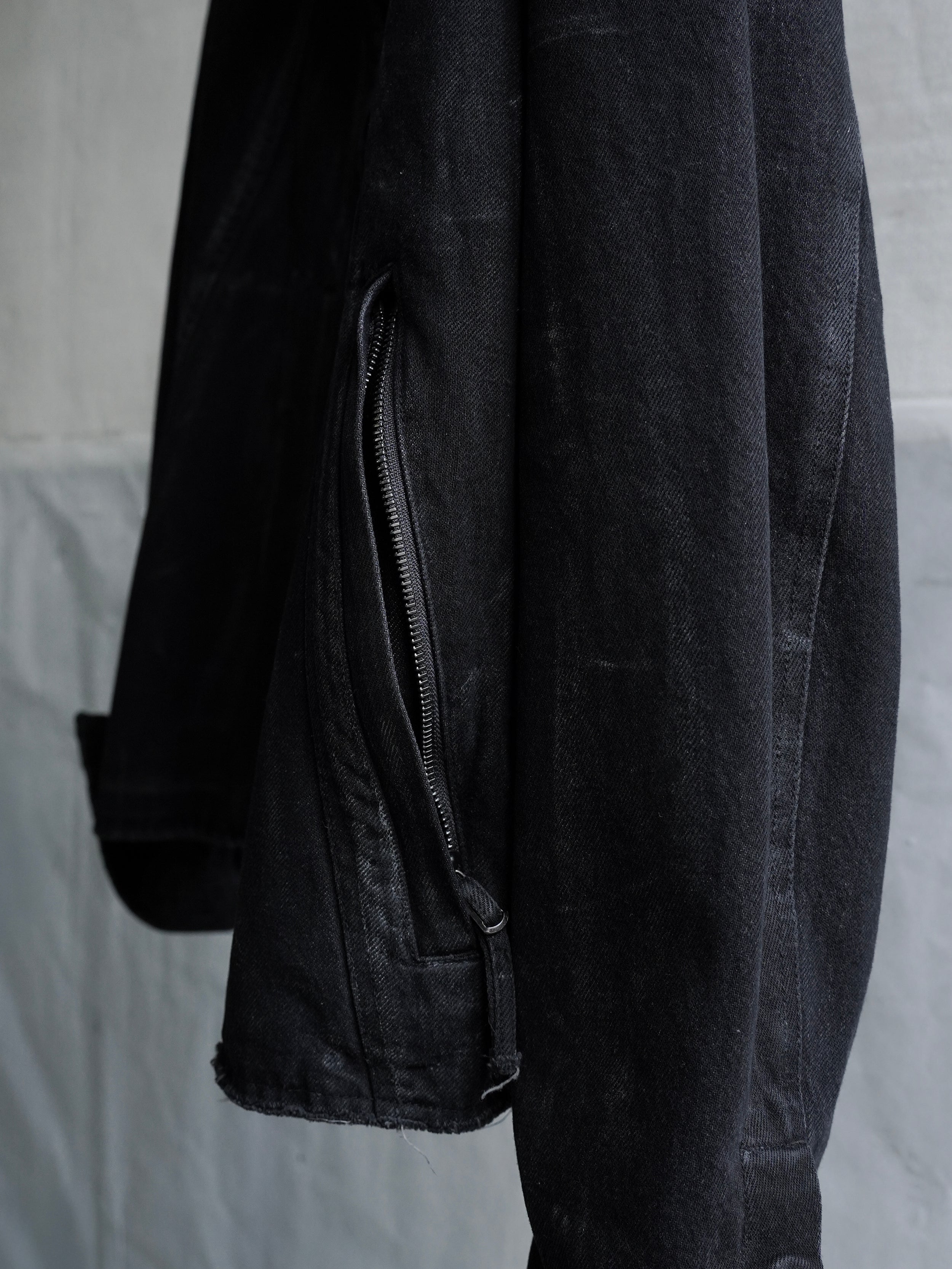 zip up jacket / denim