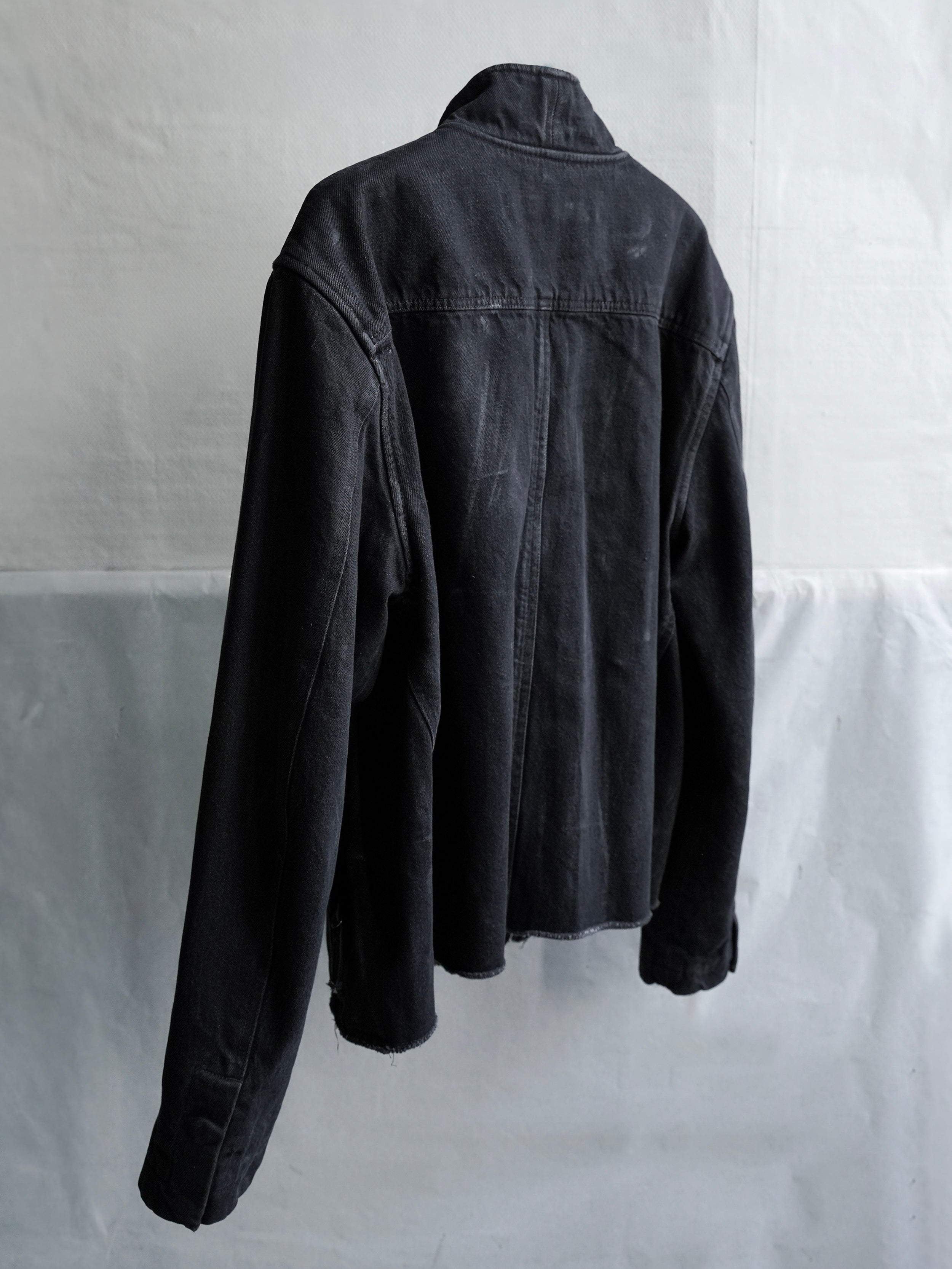 zip up jacket / denim