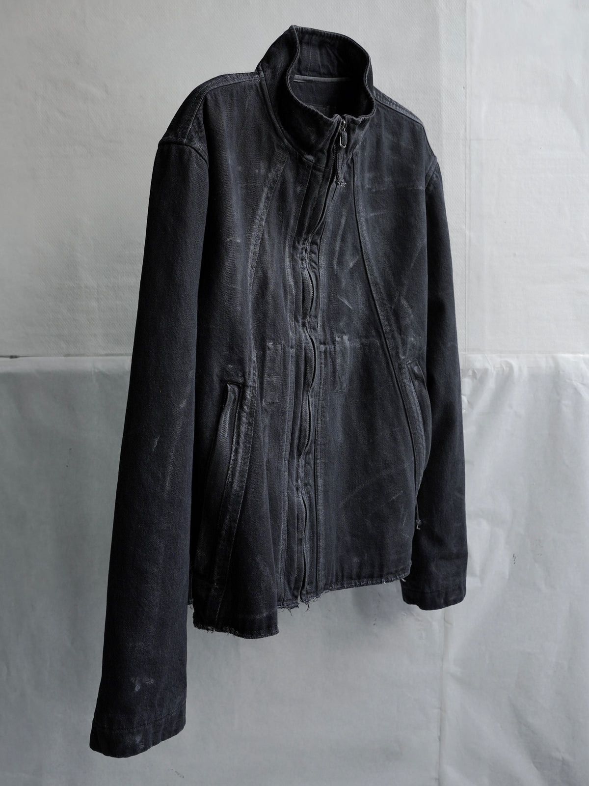 zip up jacket / denim – blackmerle