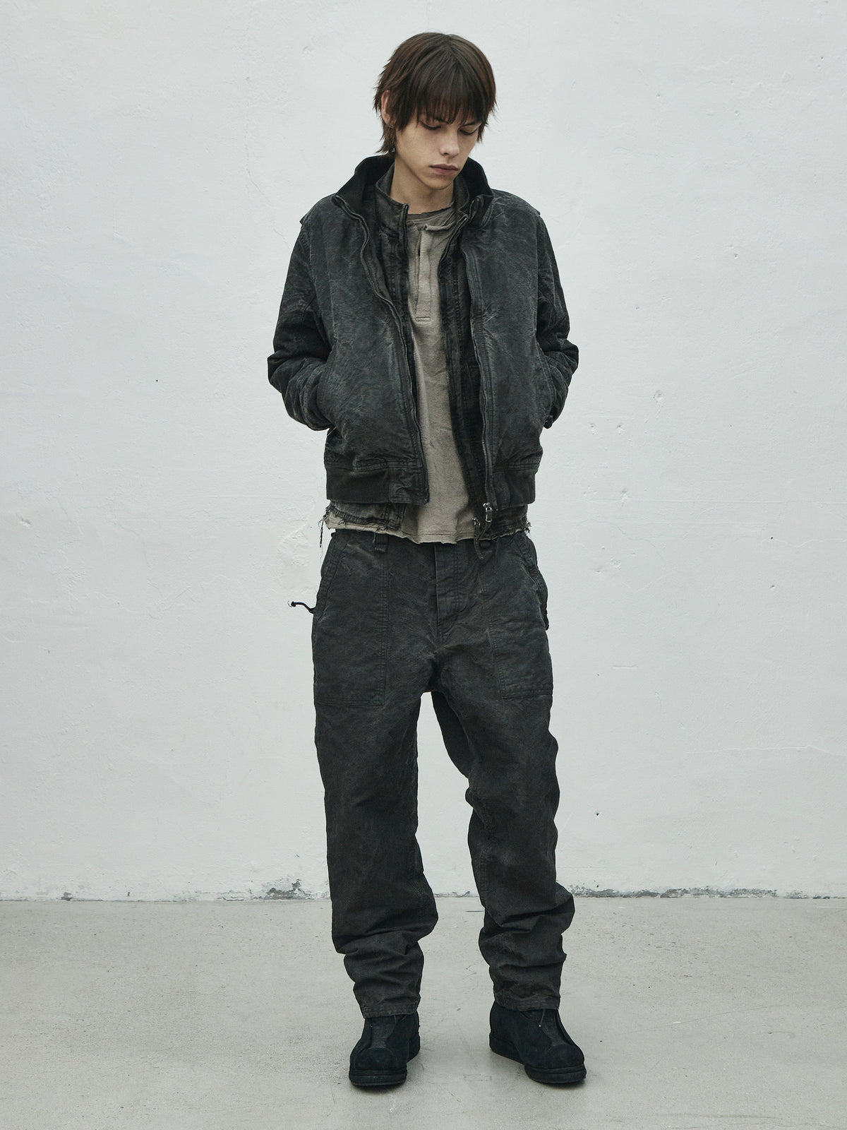 tanker jacket / onion ink (duck)