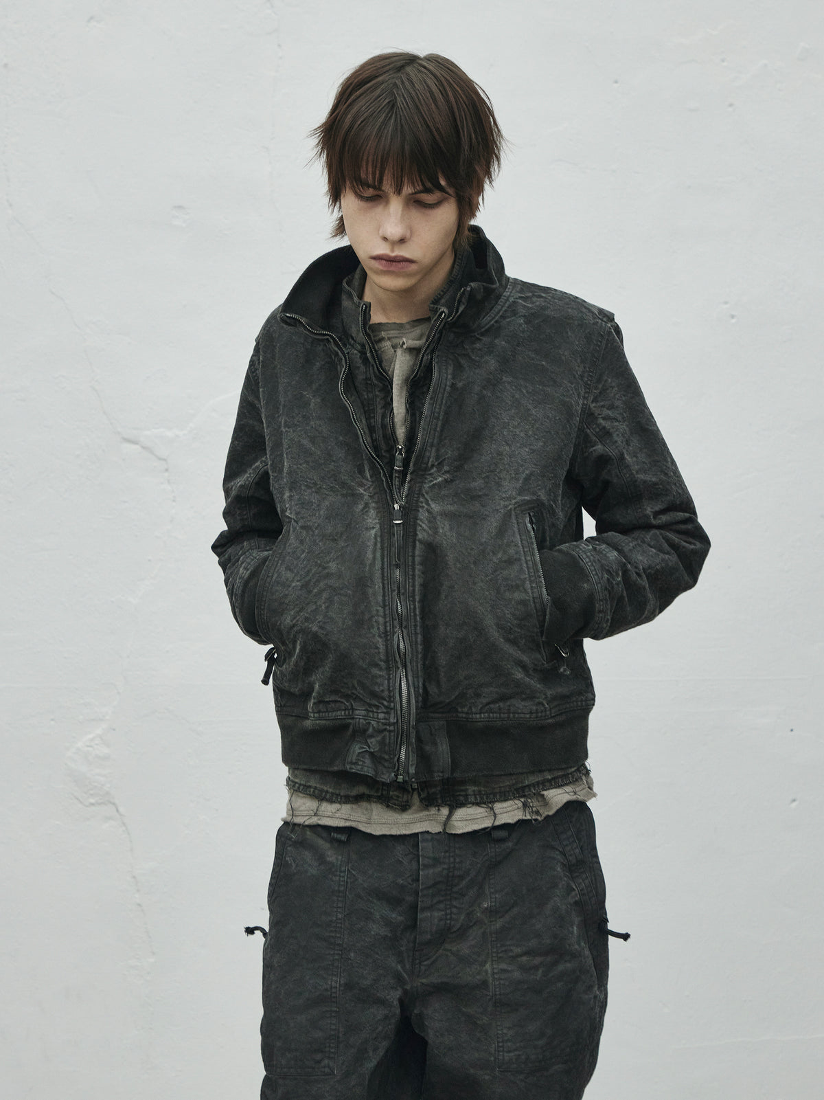 tanker jacket / onion ink (duck)