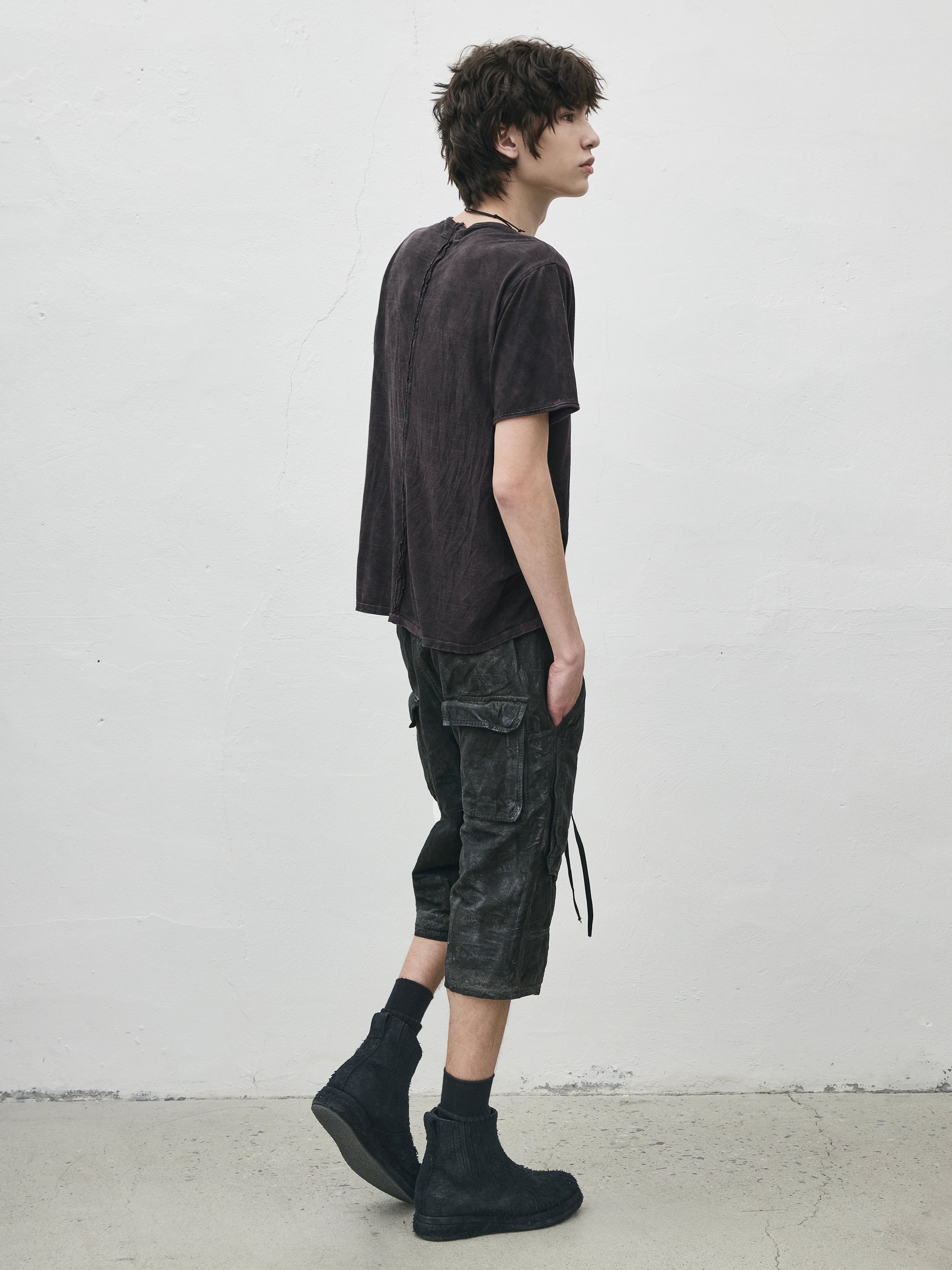 bamboo tee / gallnut ink