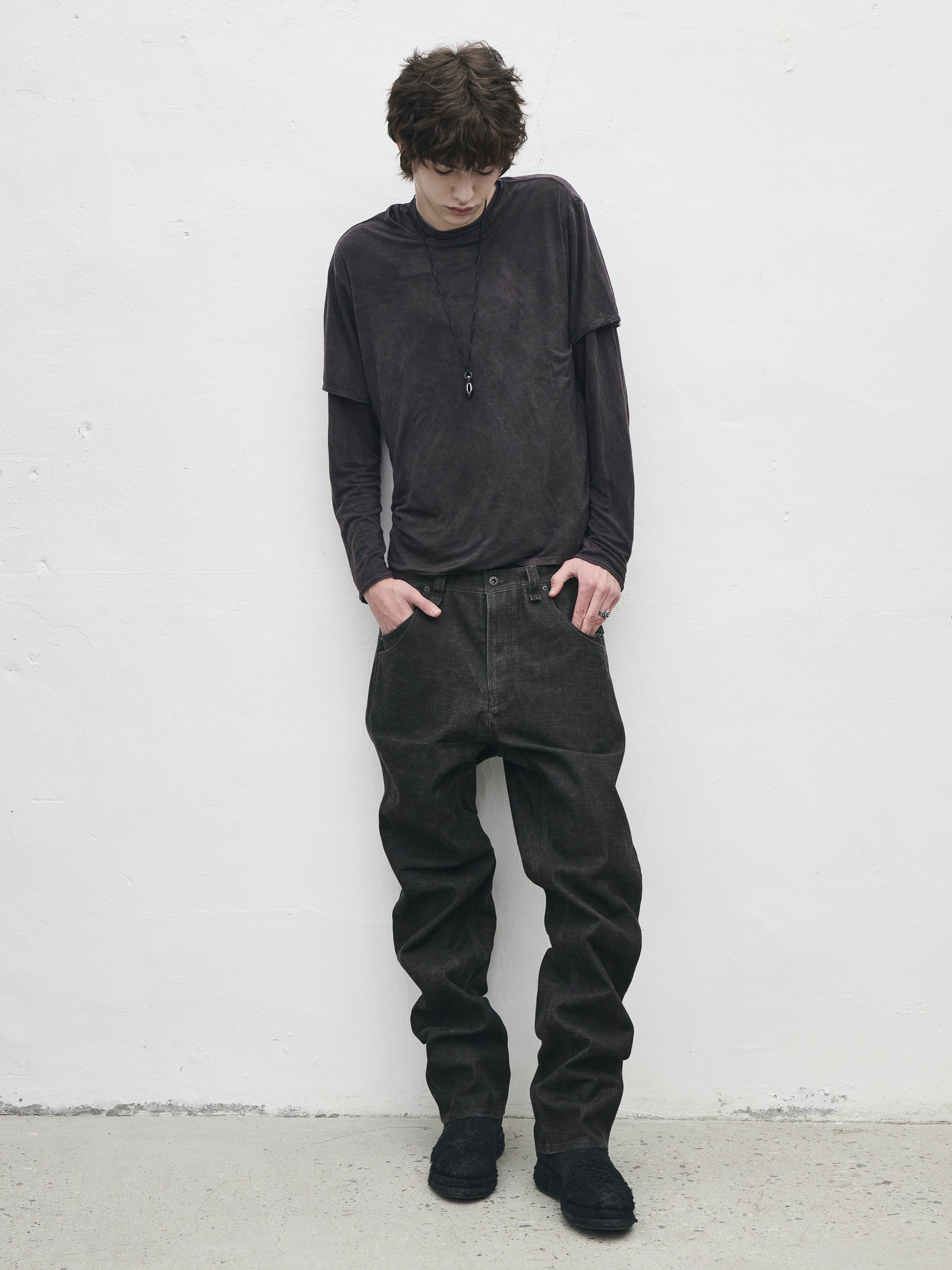 bamboo tee / gallnut ink