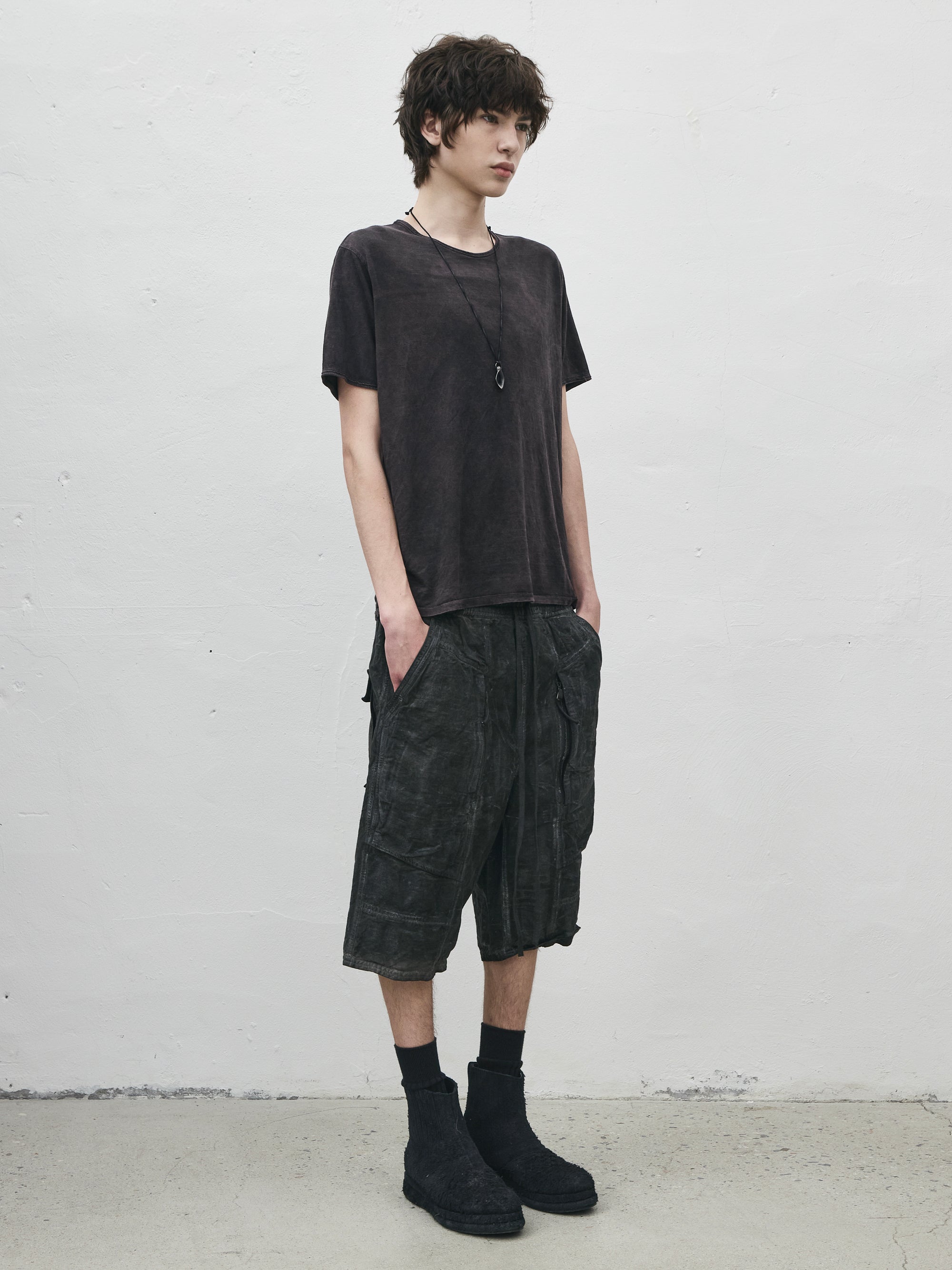 bamboo tee / gallnut ink