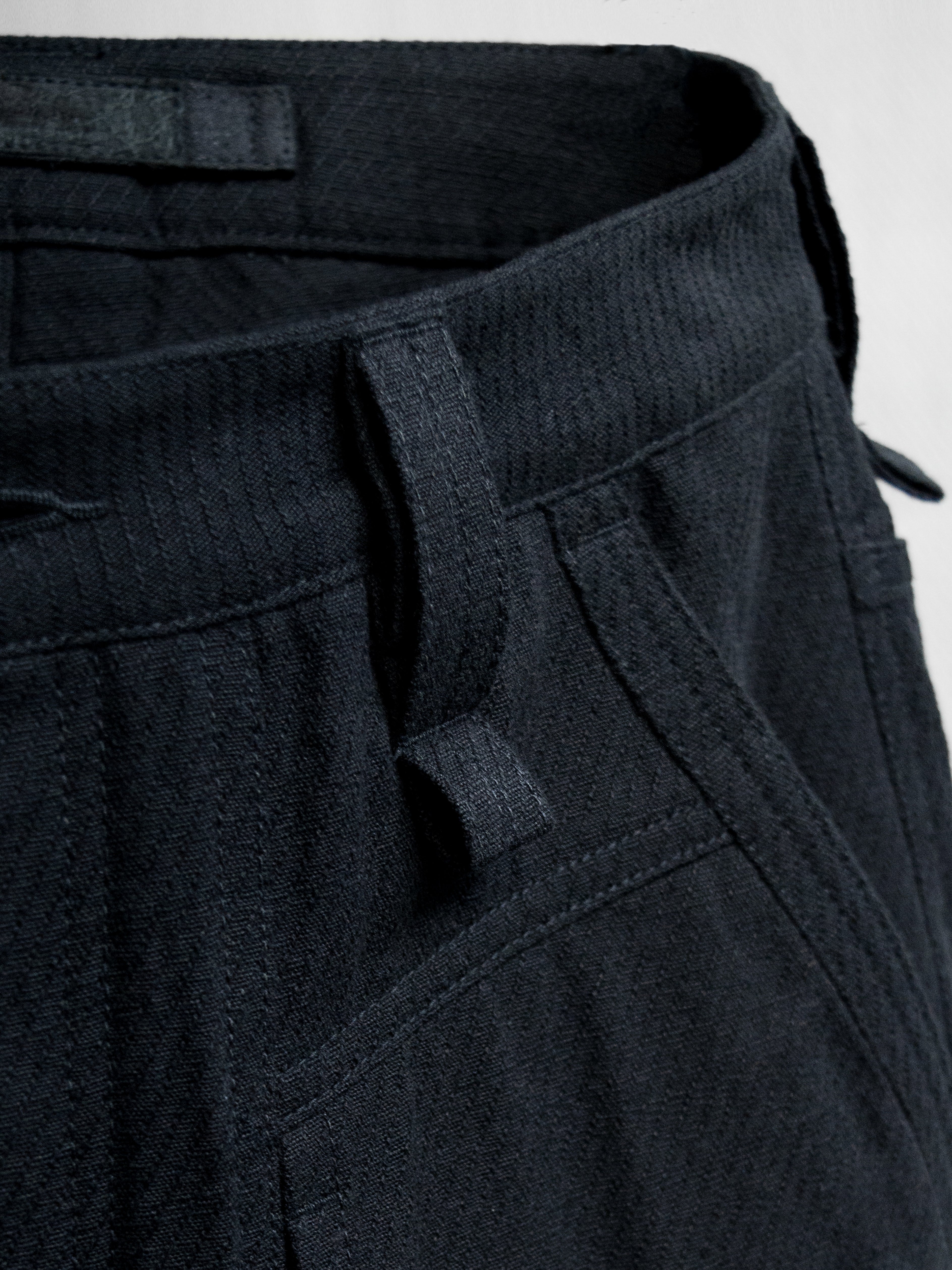 fatigue pants / triple black
